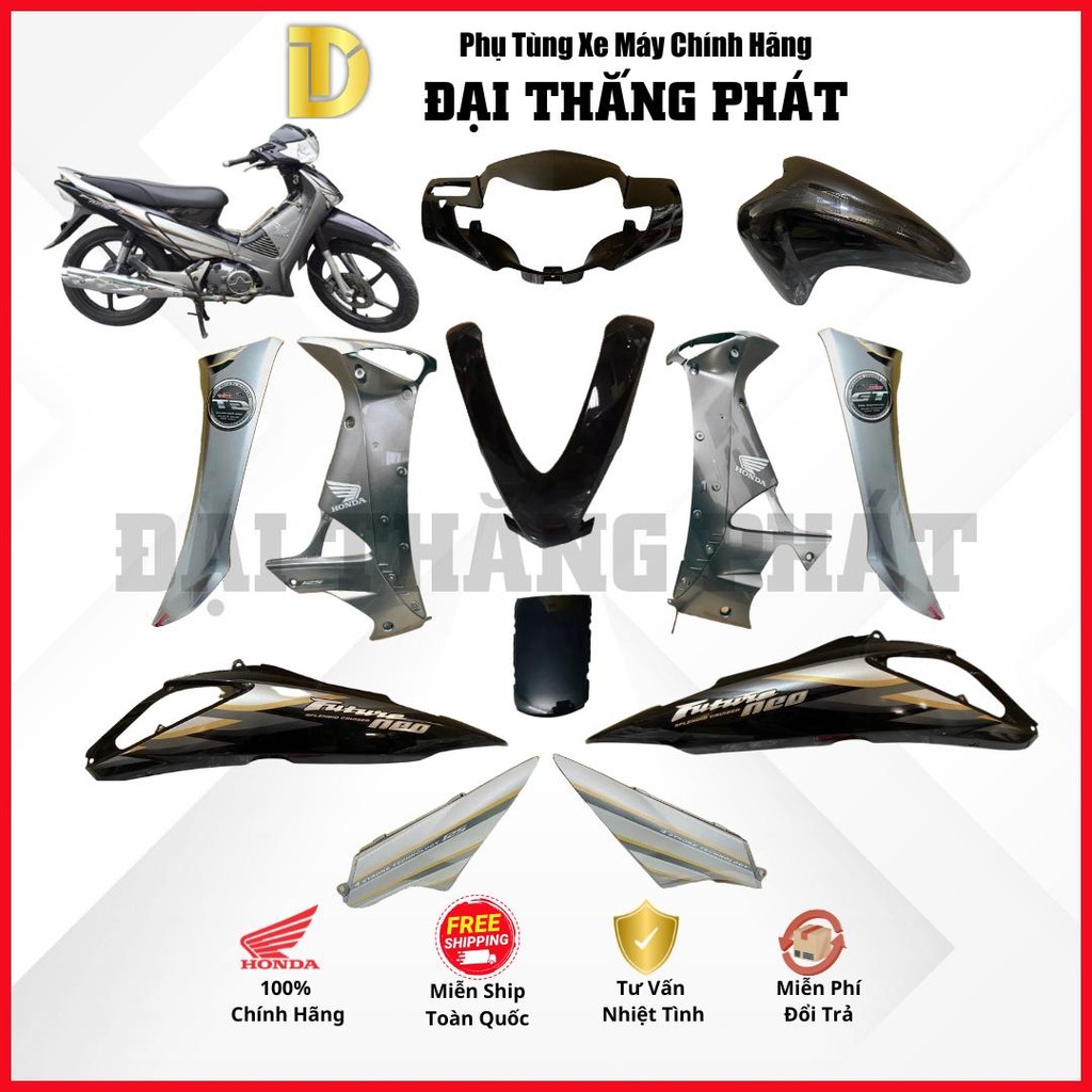 ผ้าคลุมรถ Future Neo 2006 สี Black and Grey - NHA69P แท้ Honda