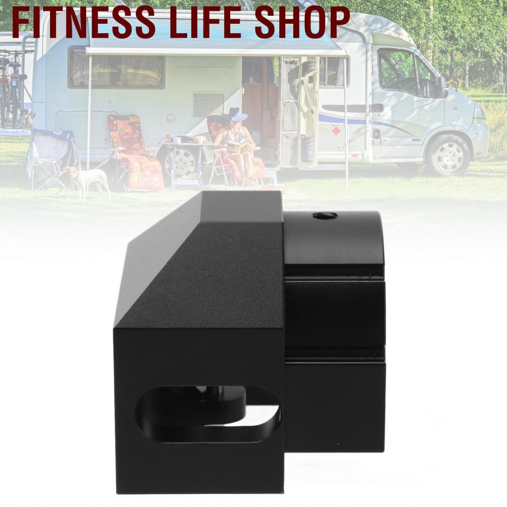 Fitness Life Shop Black Awning End Plug CNC การปั้นแบบรวมอลูมิเนียม RV ที่แม่นยำสำหรับ Sunchaser II 