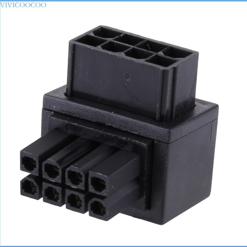 VIVI CPU 8Pin ชายหญิง Power Connector อะแดปเตอร์ GPU PCIe 8Pin 90 องศา Connector