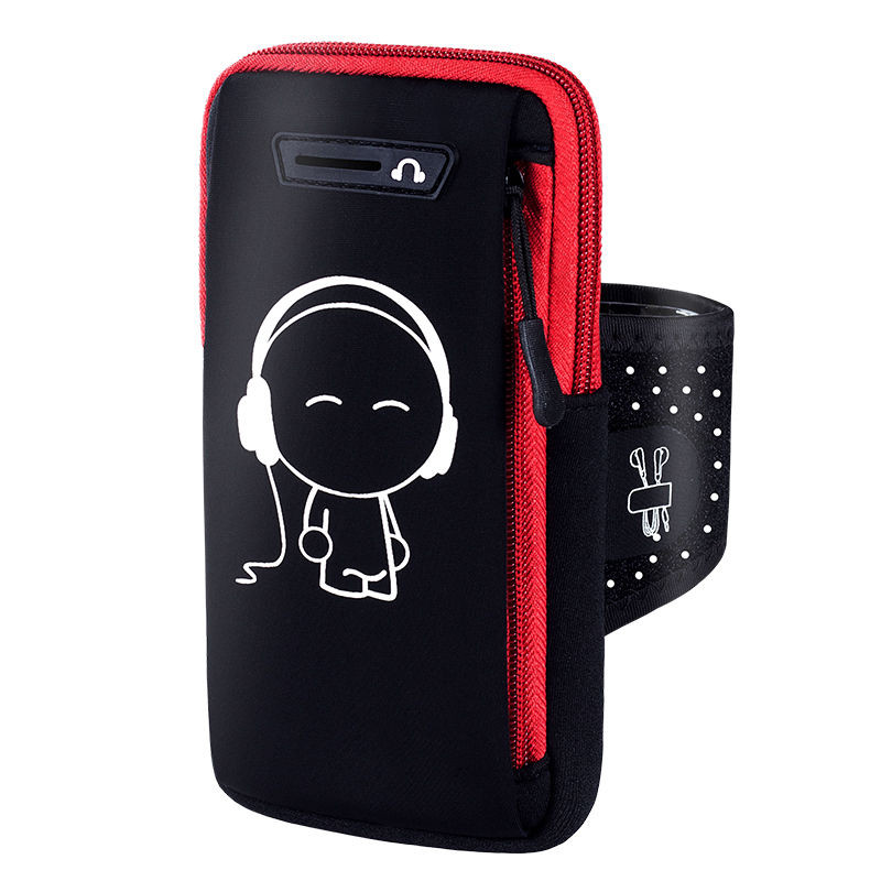 跑步手机臂包户外手机袋男女款通用手臂带运动手机臂套手腕包防水Running phone arm bag outdoor phone bag for men and womens7nqd54u2019t