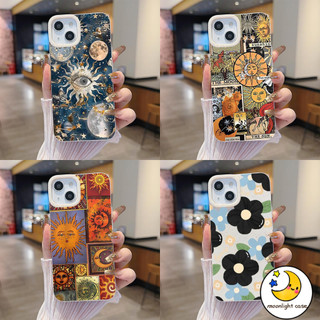 💟GOOD💟 เคสข้าวสาลี ไพ่ทาโรต์ ดอกไม้สวย ๆ ดวงตาของดวงอาทิตย์  สําหรับ IPhone 16 15 14 13 12 11 7 8 plus Pro Promax XR XS
