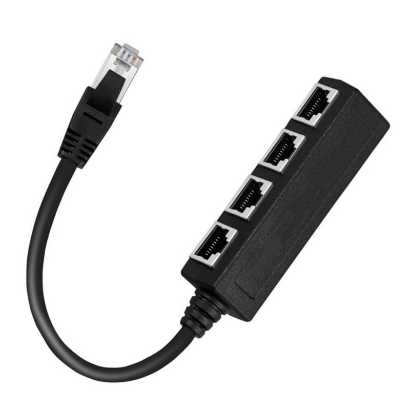 Diginityss RJ45 Ethernet Splitter Cable 1 ชาย 4 หญิง Ethernet Splitter สําหรับ Ethernet