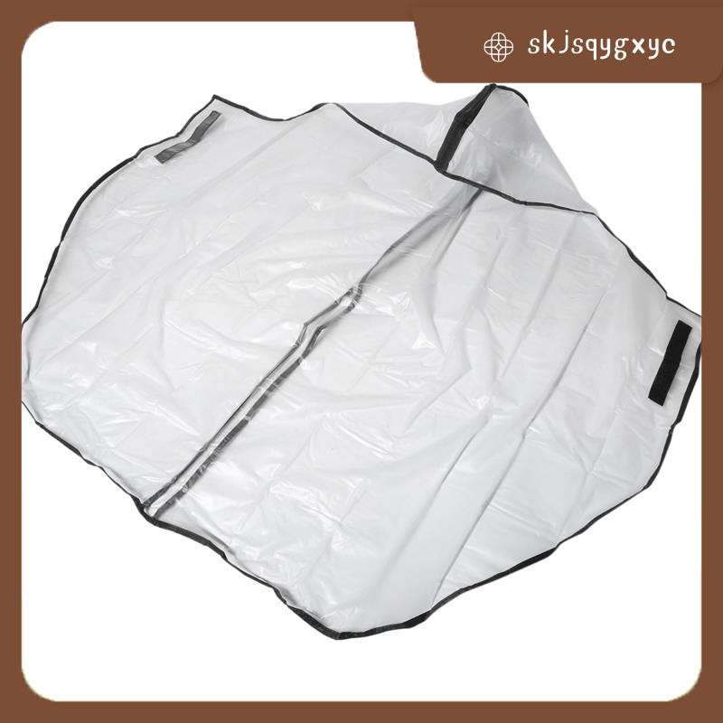 skjsqygxycGolf Bag Rain Cover PVC Trolley Rain Cover Rain Hood กันน้ํา Windproof โปร่งแสงกอล์ฟรถเข็น