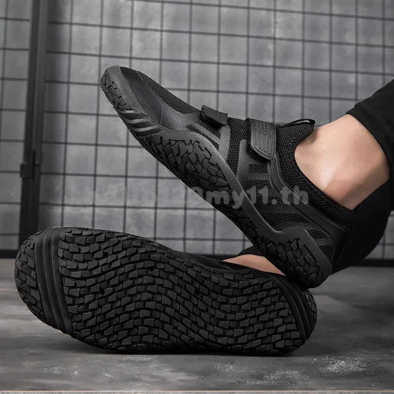 New Large Size Unisex Gym Lightweight Sports Hard Pull Squat Training Shoes Pro Hook & Loop Weightli