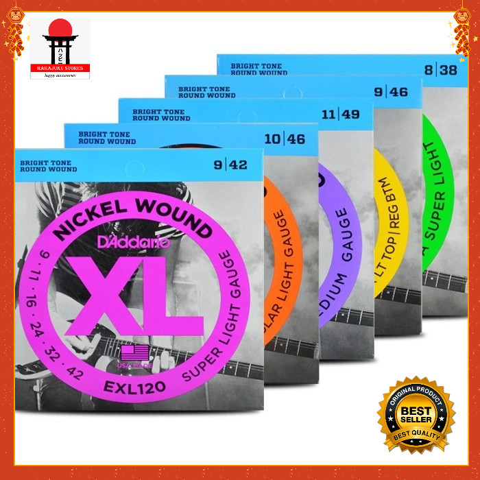 Daddario สายกีตาร์ไฟฟ้า Original EXL130 EXL120 EXL110 EXL115 สาย