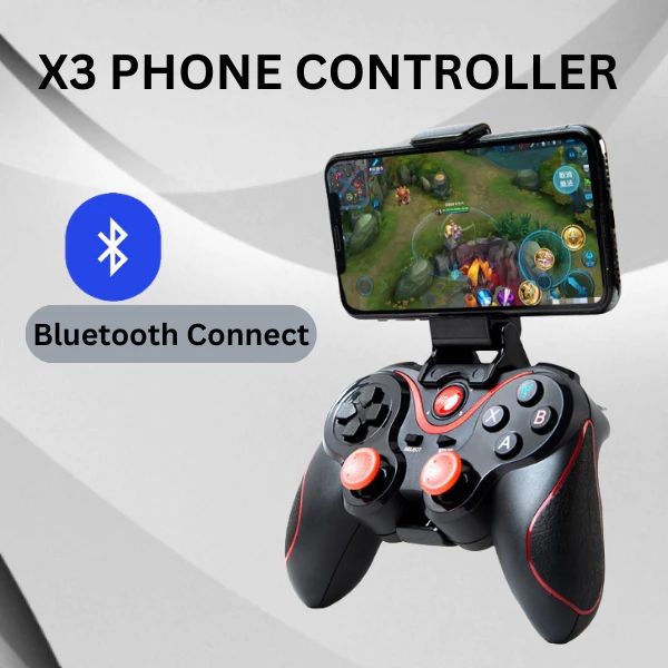 Mojito Game X3 ตัวควบคุมเกมพร้อมตัวแปลง OTG สําหรับ Android IOS PC TV Box จอยสติ๊กไร้สาย