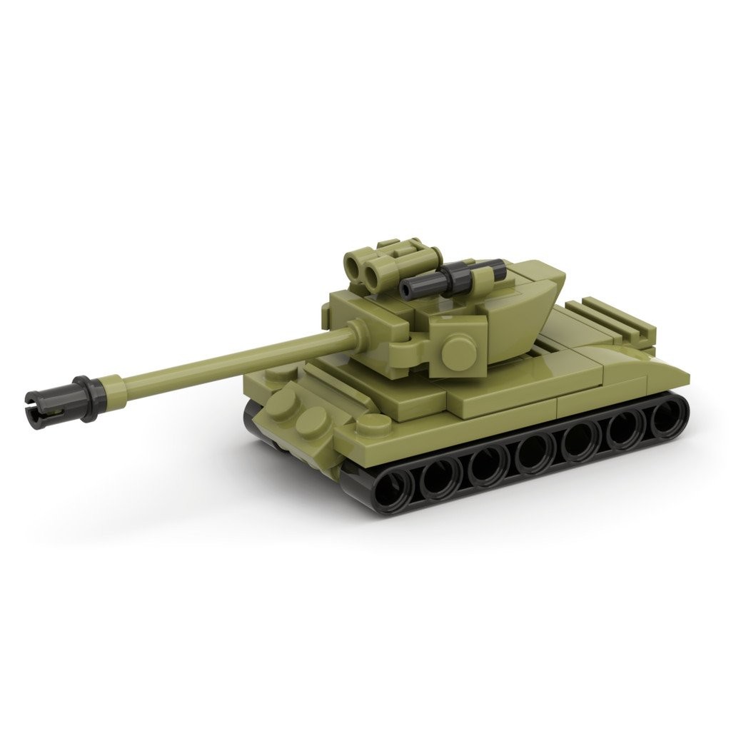 บล็อกตัวต่อขนาดเล็ก T26E4 Super Pershing MOC ผลิตภัณฑ์ใหม่