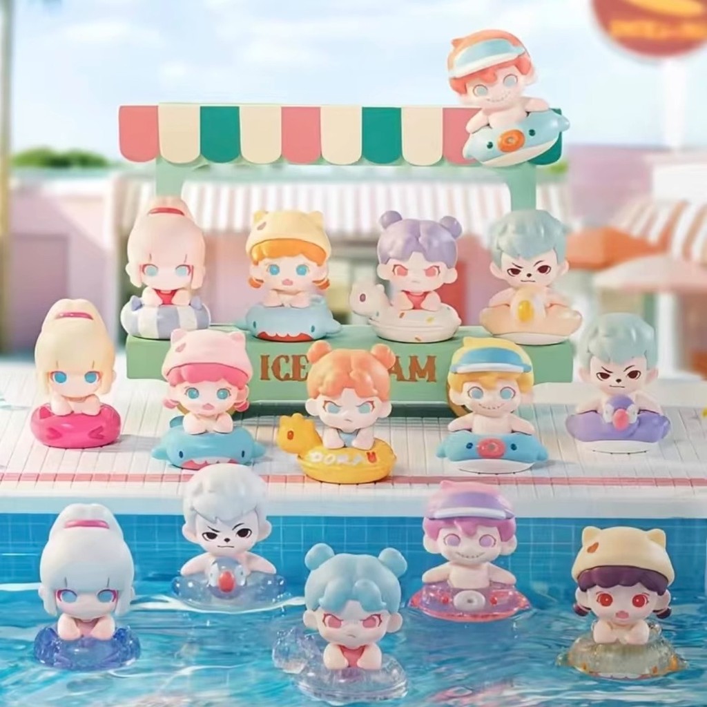 TNT SPACE Pool Party Series MINI DOll DUDOO RAYAN ZORA DORA LIITA