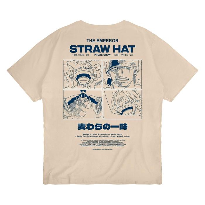 เสื้อยืดอนิเมะ KIZARU One Piece CREW