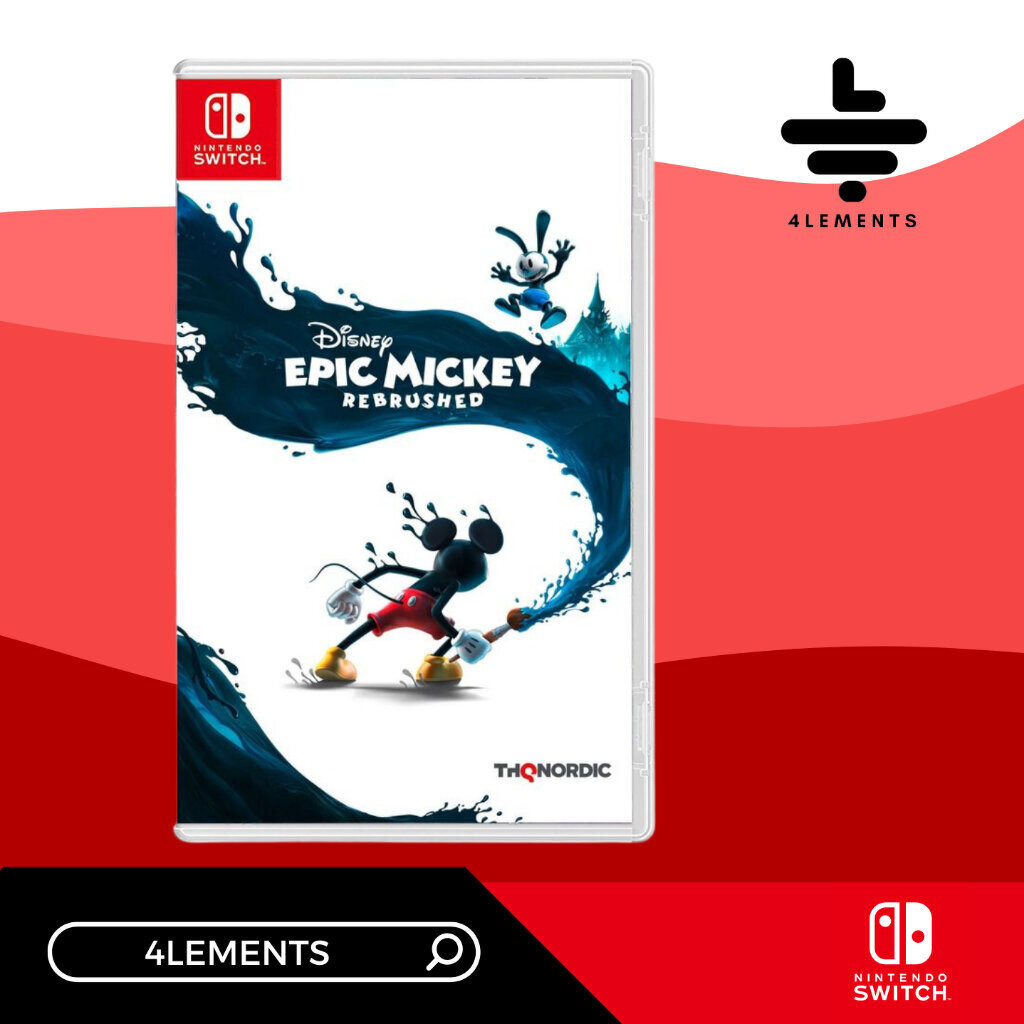 (พร้อมส่ง) SWITCH DISNEY EPIC MICKEY REBRUSHED (GAME) (ENG)