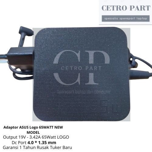 ASUS ZenBook 14 UX431 UX431F UX431FN UX433FA UX433 โลโก้ 65W DC 4.0*1.35mm -CP