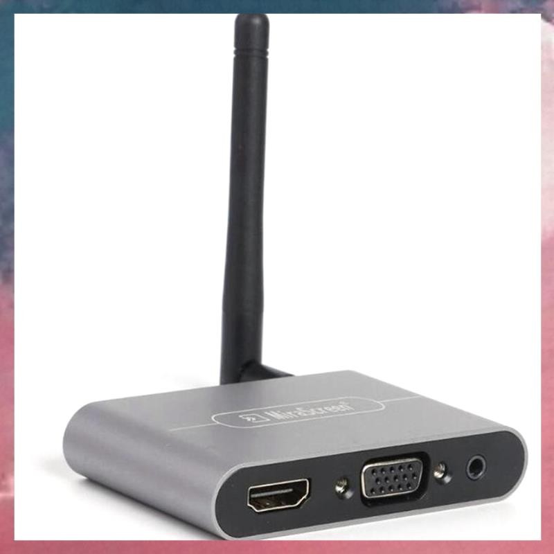 X6W Plus 4K Wireless - อะแดปเตอร์แปลงที่รองรับ Dual Band 5GHz WiFi Receiver VGA Wireless Monitor