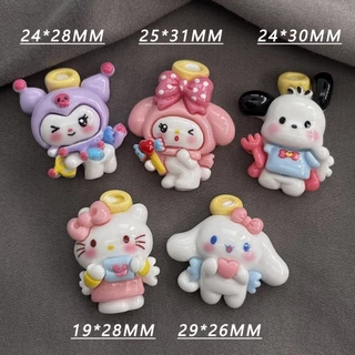เครื่องประดับเรซิ่นน่ารักสำหรับทำเอง สำหรับทำเคสโทรศัพท์และของใช้เด็ก พร้อมสต็อก 100 ชิ้น