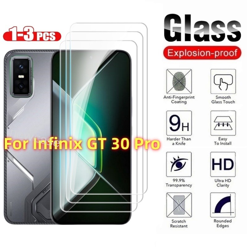 1-3 ชิ้น Full Lite ป้องกันหน้าจอกระจกนิรภัยสําหรับ Infinix GT 30 Pro 5G 2025 GT30 GT30Pro InfinixGT3