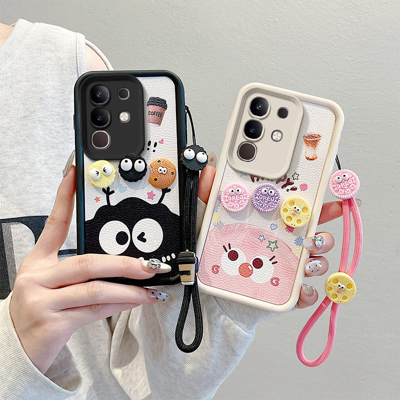 เคส vivo y29 เคสโทรศัพท์ลายหนังแฮนด์เมดสําหรับเคส vivo y29