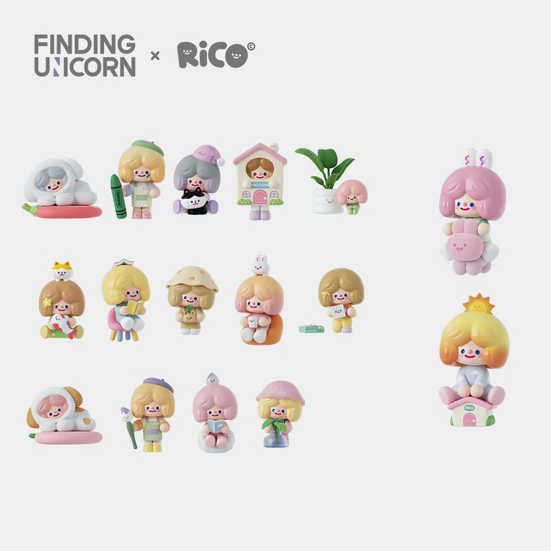 (พร้อมส่งจากไทย) Finding Unicorn Rico Happy Room Tour Series ของแท้ เช็คการ์ด ไม่แกะตัว พร้อมส่ง
