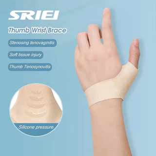 SRIEI 1PCS ผู้ถือนิ้วมือ Protector Brace กีฬาทางการแพทย์ข้อมือ Thumbs Splint สนับสนุน Breathable ป้องกันเกียร์ซ้าย/ขวามือ