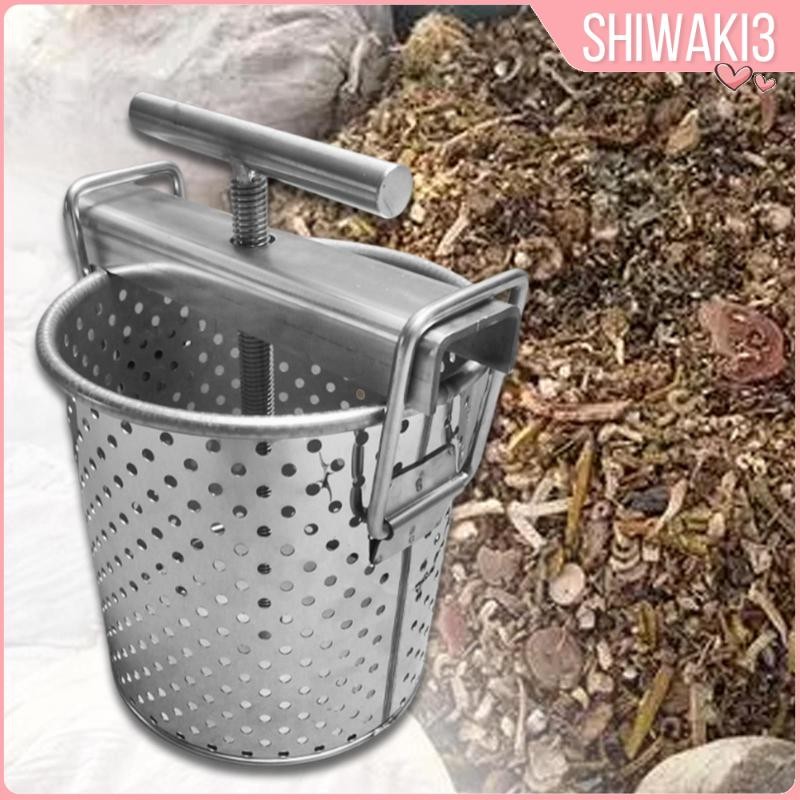 [ชิวากิ3] คู่มือคั้นน้ําผลไม้กดบาร์เรลน้ําผึ้งกดดูดฐานมั่นคงเครื่องมือในครัวเรือน304สแตนเลสสําหรับห้องครัวกลางแจ้งบ้าน - รูปที่ 3