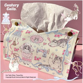 ประณีตน่ารักโลลิต้าแมวสีชมพูหนังกล่องกระดาษทิชชูกันน้ํารถกล่…