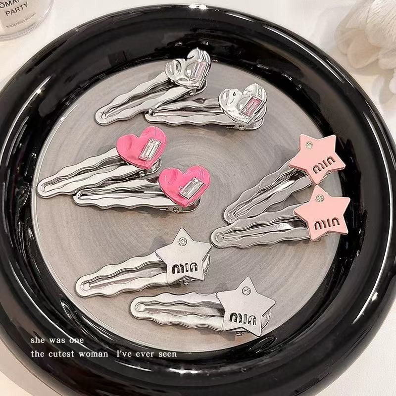 สไตล์เกาหลีหัวใจสีแดงลายจุด ใบเรียกเก็บเงินเป็ด คลิปหญิงระดับไฮเอนด์กิ๊บคลิปด้านข้างใหม่ - รูปที่ 5