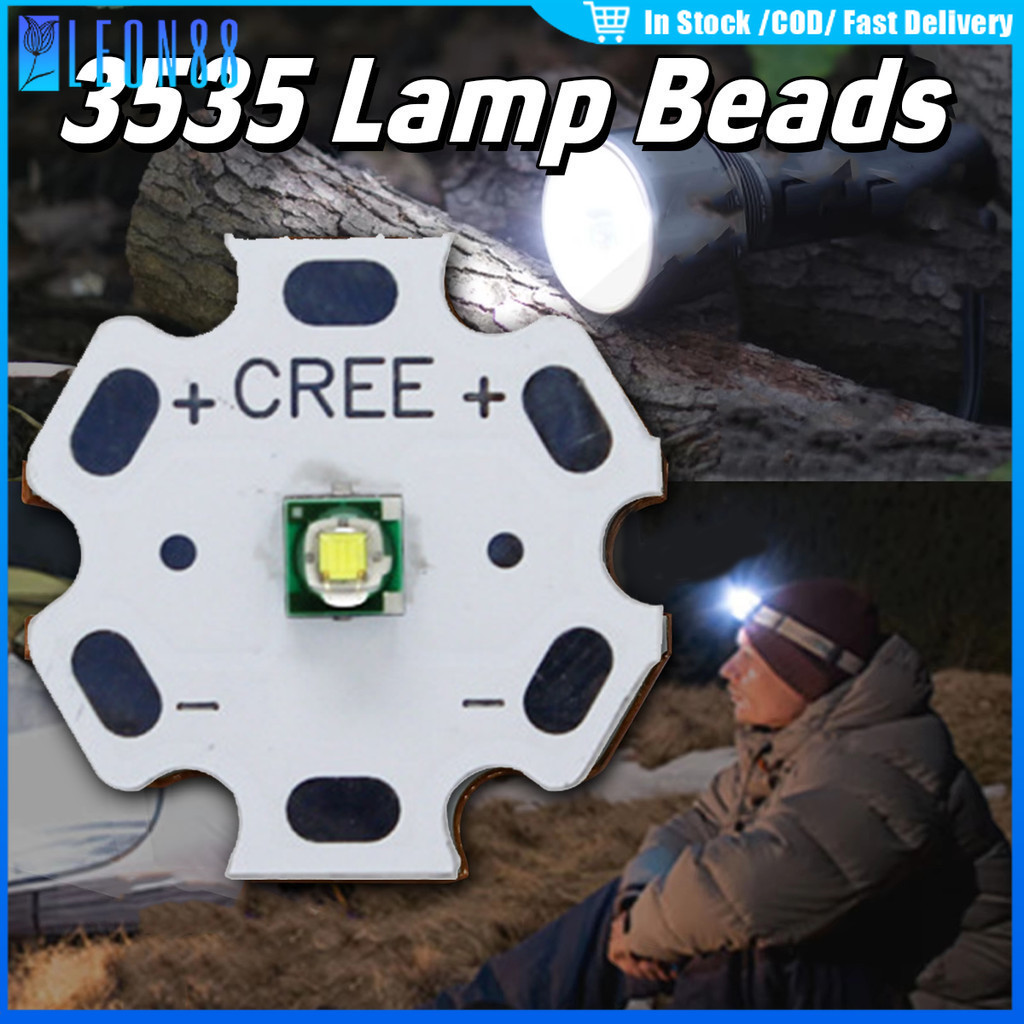 ของมาใหม่！หลอดไฟฉาย led บอร์ดไฟฉาย 6500K 3W แสงสีขาว ขนาด16 มม. 20 มม.อะไหล่เปลี่ยน