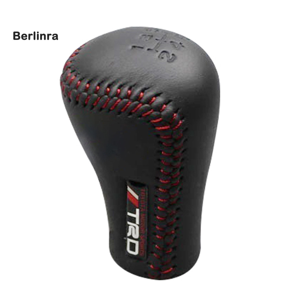 Ber 5 Speed Faux Leather Universal Car Gear Shift Lever Knob Stick