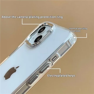 Silicone เคสทรศัพท์ For iPhone 13 เคส 11 16 Pro Max 15 Pro Max 14 Plus 12 XR 8 7 X Xs SE 6s 16promax เคสโทรศัพท์มือถือ