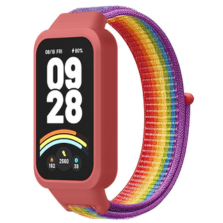 สายรัดไนลอนระบายอากาศสําหรับ Redmi Band 3 / 2 สําหรับ Xiaomi Band 9-8 Active
