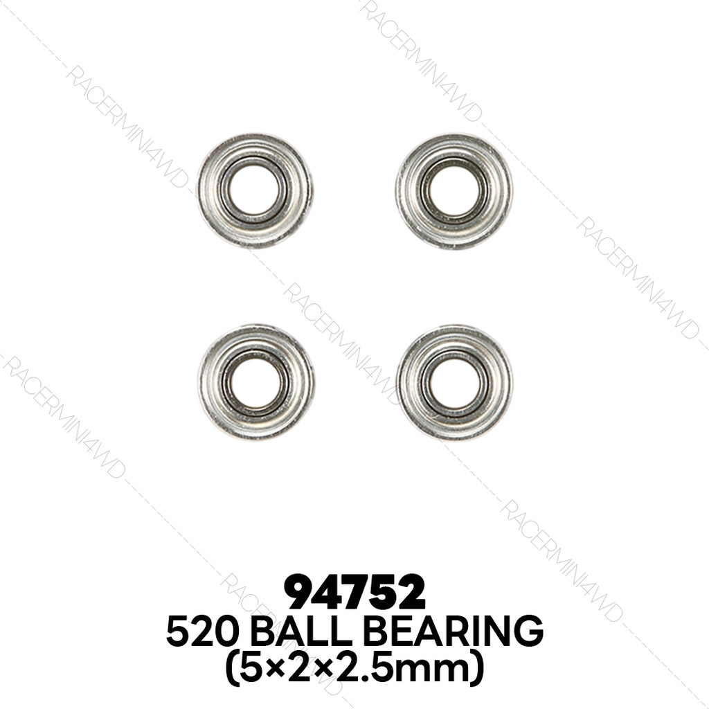 TAMIYA 94752 Mini 4WD 520 Ball Bearing (4pcs.)