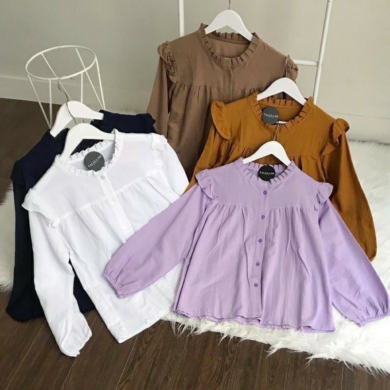 KEMEJA PUFFY CHILDRENS BLOUSE SHIRT/TANGGUNG/CHILDRENS TOP ใหม่ล่าสุดเสื้อ