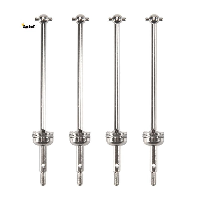 แกนไดรฟ์โลหะ 4 ชิ้นสําหรับ  144001 1/14 4WD รถ RC รุ่นอะไหล่ 144001-1315 เพลาขับเคลื่อนล้อหน้า