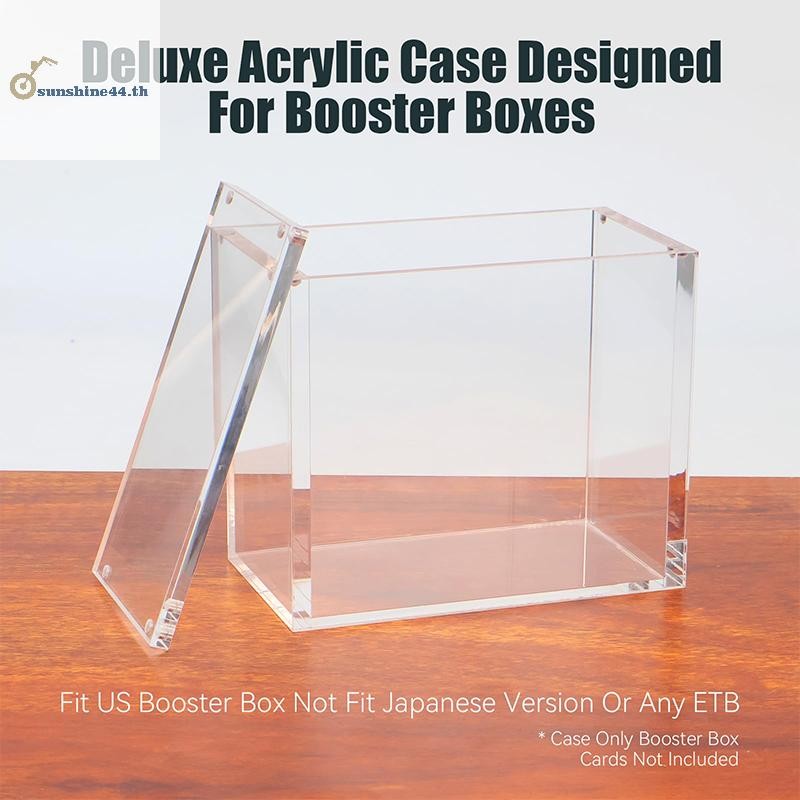 FOURSUN Booster Box อะคริลิคป้องกัน 8 มม. + 4 มม.อะคริลิคใส 5 มม.ปิดแม่เหล็ก Easy Top Loadpatible TH