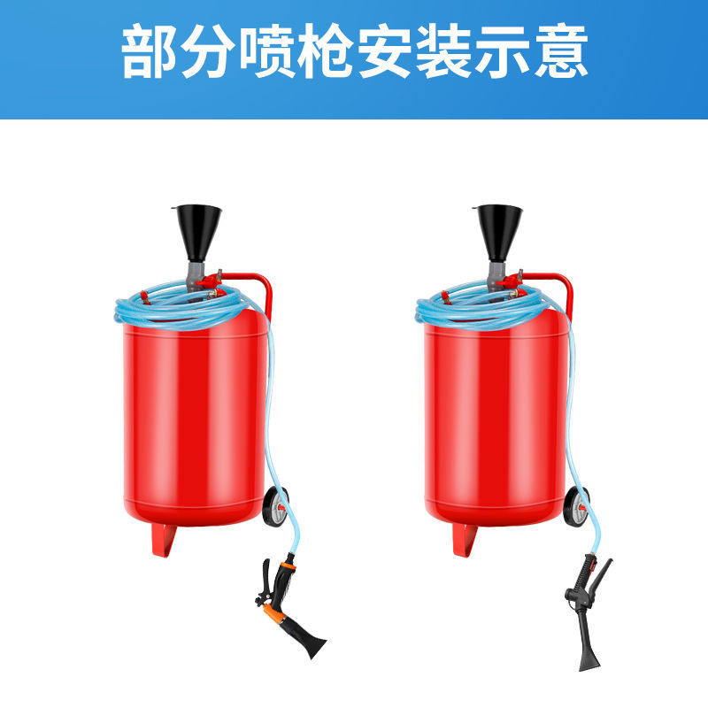 เครื่องโฟมสปริงเกลอร์พิเศษถังโฟมพลาสติกหัวฉีดปืนโฟมอุปกรณ์เสริมความงามร้านล้างรถแบนสเปรย์ปืน - รูปที่ 3