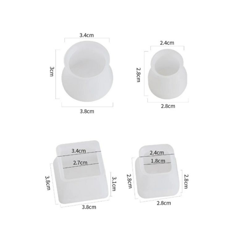 ซิลิโคนสแควร์ 4/8 ชิ้น สำหรับป้องกันเสียงและความขรุขระของเฟอร์นิเจอร์ - รูปที่ 5