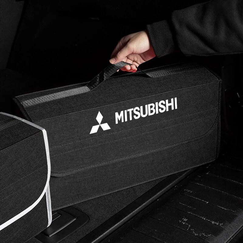 รถเก็บกระเป๋าพับ Travel Tidying กล่อง Trunk เครื่องมือสําหรับ Mitsubishi Xpander attrage mirage outlander pajero sport Triton
