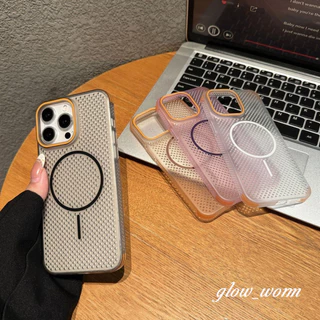 บางเฉียบ Cooling Heat Dissipation Magnetic เคสโทรศัพท์สําหรับ iPhone 17 16 15 14 13 12 11 Pro Max Plus เคสแข็งพีซี