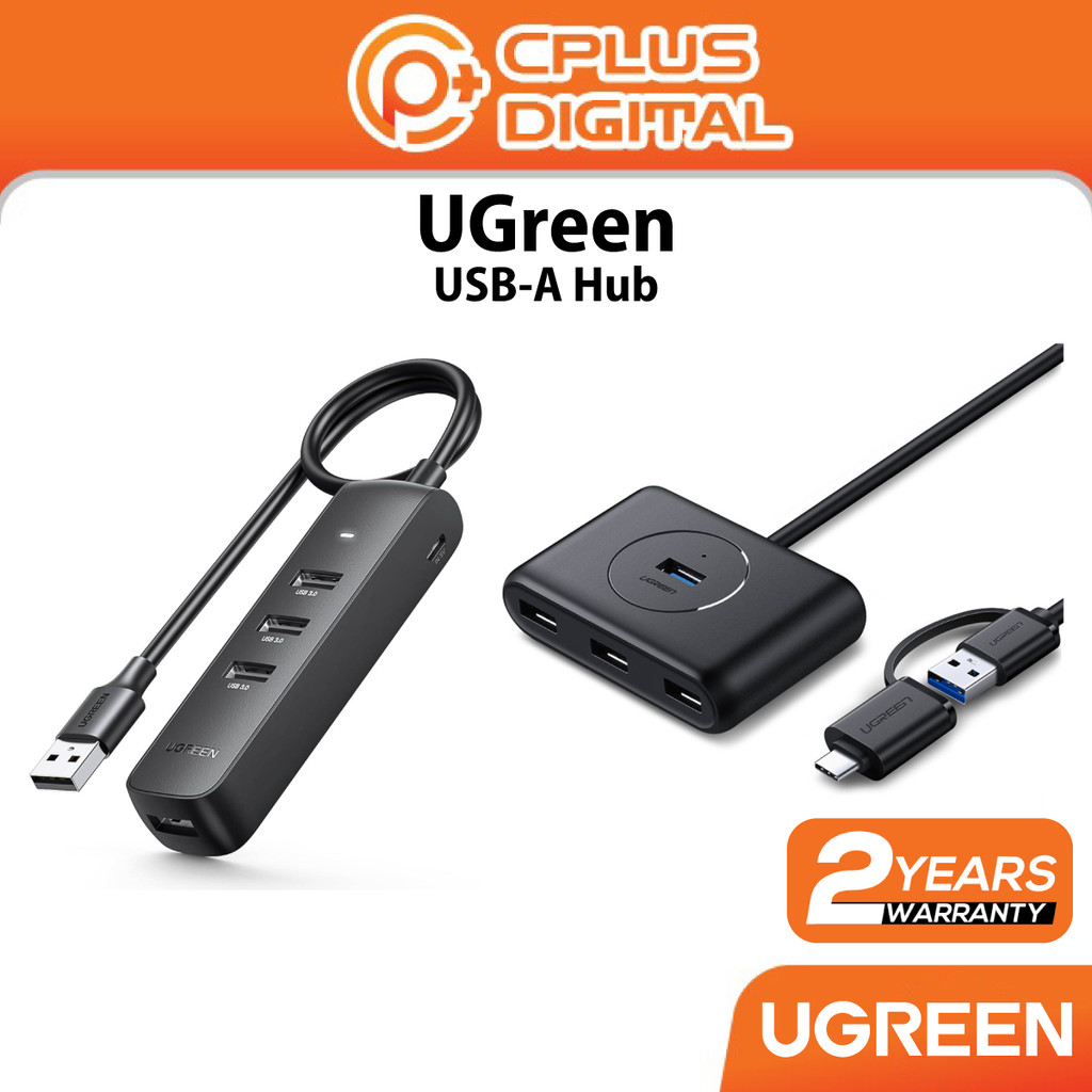 UGREEN USB-A Hub USB 3.0 USB-A Splitter USB Expander เมาส์คีย์บอร์ดเครื่องพิมพ์ CR113 CM219 CM416 CM
