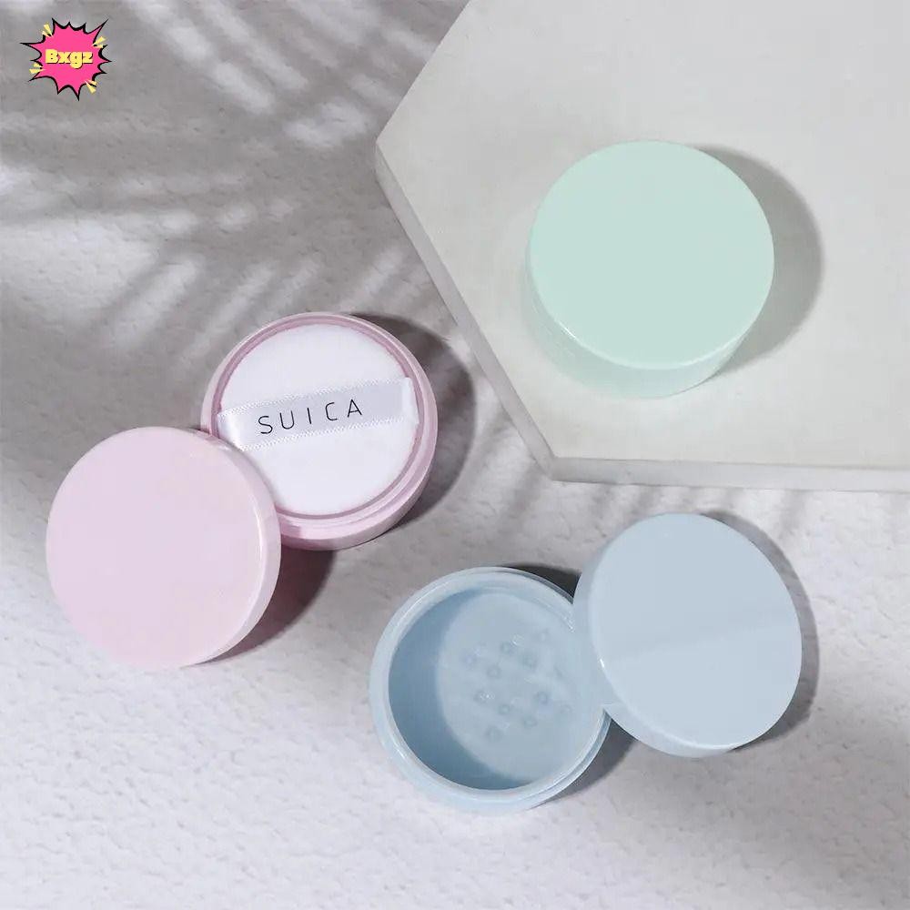 [ราคาขั้นต่ำในเวลา จำกัด 12.26 - 12.31]  INNICE กล่องแป้ง Dispersion 1 ชิ้น,|พร้อมขวดแป้งฝุ่นเปล่า คนขาย,มินิสีขาวหมวกแป้งพัฟแพคเกจย่อยเครื่องสําอางคอนเทนเนอร์