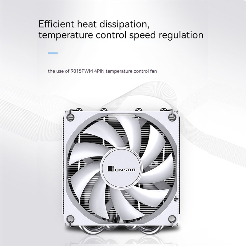 Jonsbo HP400S โปรไฟล์ความดัน CPU Cooler 4 ท่อความร้อนลงหม้อน้ําความดันเงียบ 90 มม.4Pin PWM พัดลม ITX ขนาดเล็กกรณี Itx Cooler - รูปที่ 2