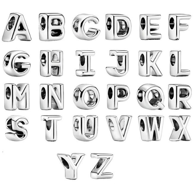 จี้เสน่ห์ตัวอักษร ABC 26 ตัว