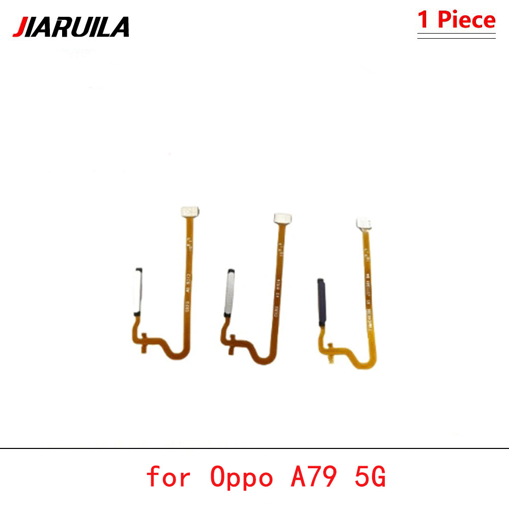 เครื่องสแกนลายนิ้วมือสําหรับOppo A79 5G IDปุ่มบ้านลายนิ้วมือเมนูกลับKey Flex Cable