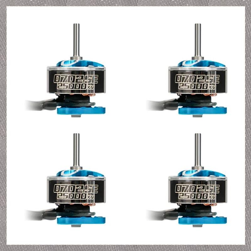 [MLO] มอเตอร์ไร้แปรงถ่าน 4 ชิ้น 0702SE 25000KV 1S มอเตอร์โดรนสําหรับ 65 มิลลิเมตร Whoop โดรนสําหรับ 