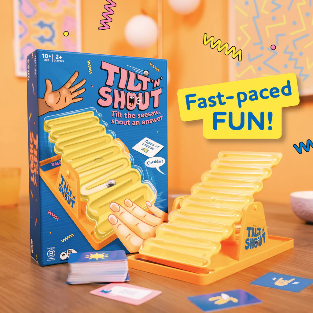 เกมกระดาน Tilt ‘n Shout เกมตะโกนสนุก สำหรับเด็กและผู้ใหญ่ ฝึกสมอง ของเล่นครอบครัว