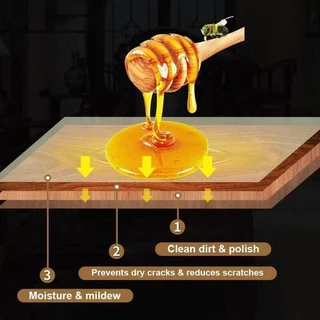Beewax ขี้ผึ้งขัดเคลือบไม้ 80g เคลือบเฟอร์นิเจอร์ ชุบชีวิตเฟอร์นิเจอร์ไม้ LIFEPLAZA