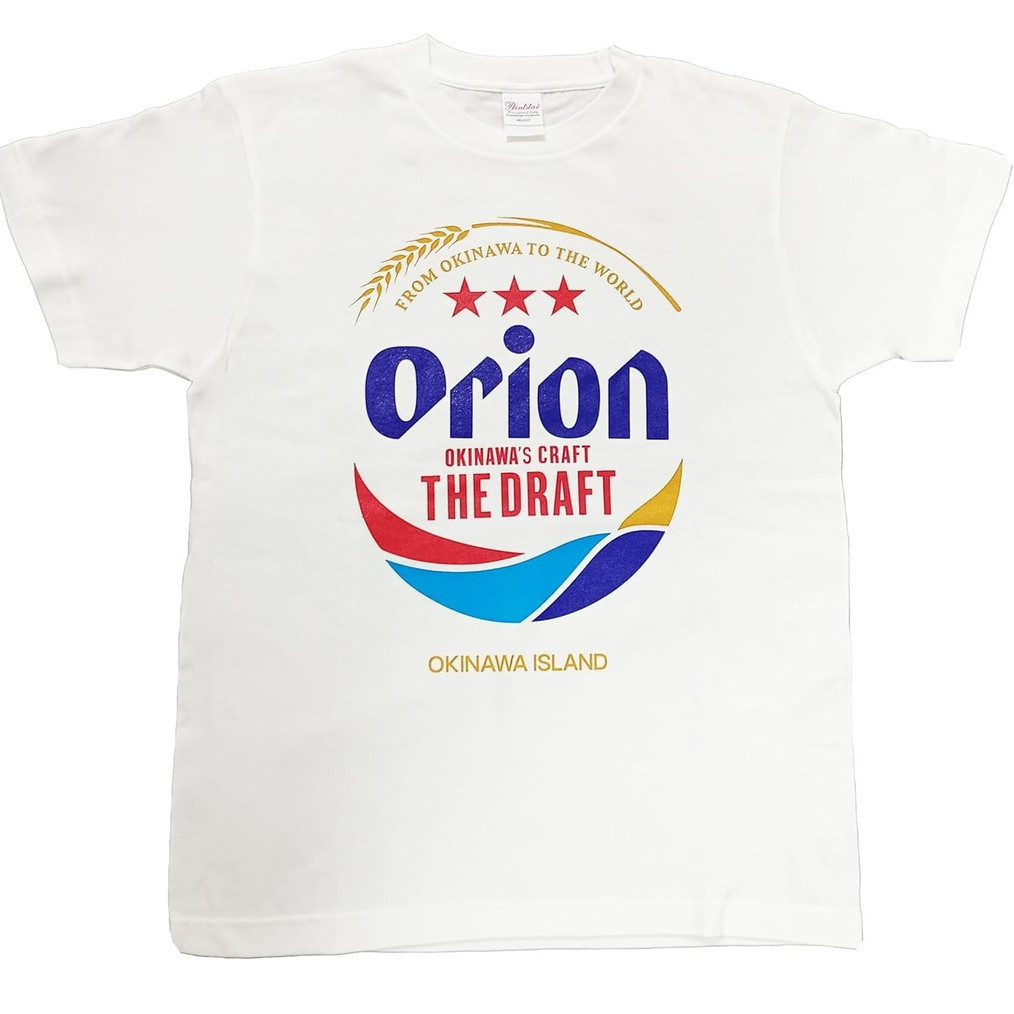 男女士新款Orion Beer เสื้อยืด 100 棉圆领 เสื้อยืดแขนสั้น
