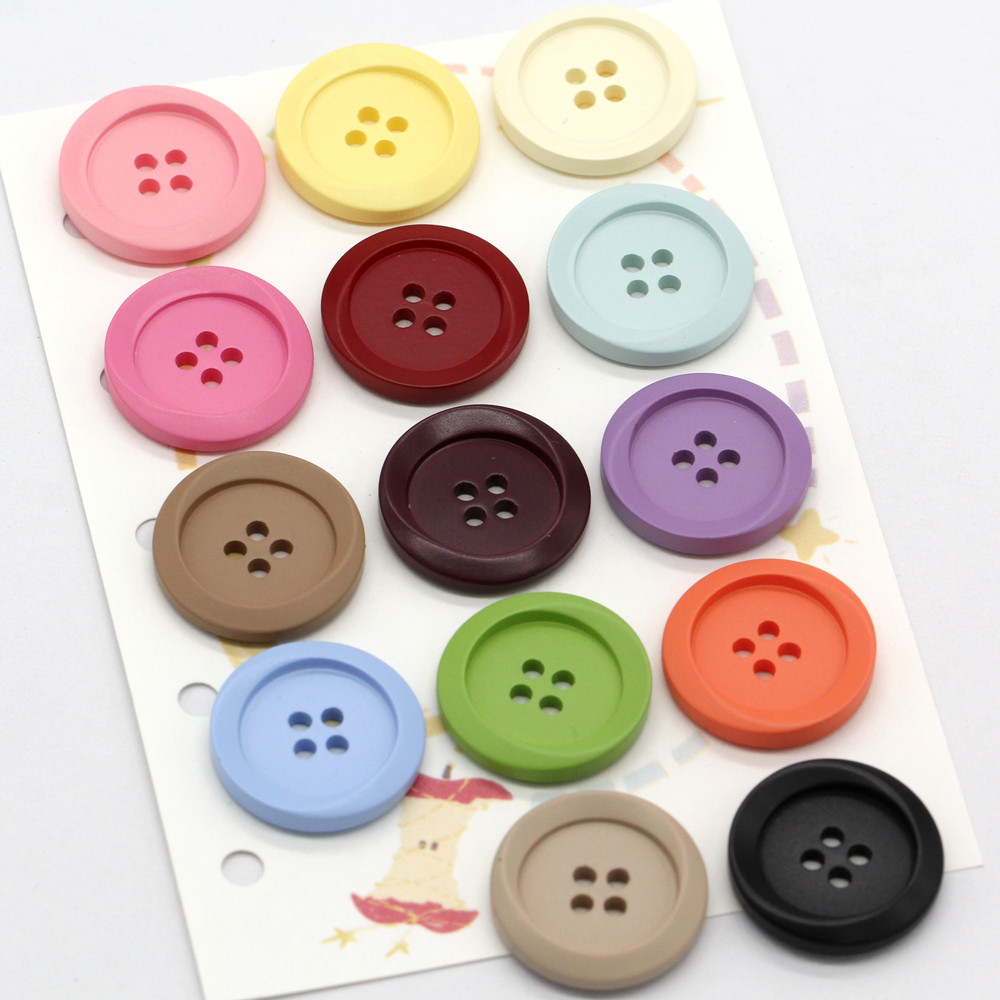 15/25/30มิลลิเมตรขนาดใหญ่ปุ่มเรซิ่นที่มีสีสันสําหรับเสื้อผ้าเสื้อเสื้อชุดเสื้อเสื้อกันหนาวชุดนอนงานฝีมือ ทําเอง ตกแต่งทําด้วยมื