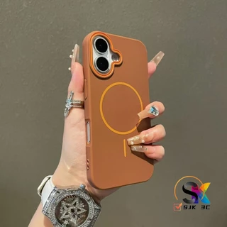 ซิลิโคนผิวด้าน เปลือกนิ่มแม่เหล็ก ไอพี 16 โปรแม็กซ์ เคสโทรศัพท์สําหรับ ไอโฟน 16 15 14 13 12 11 มือโปร สูงสุด 16 บวก 11ปลอกซิลิโคนกันกระแทกป้อ