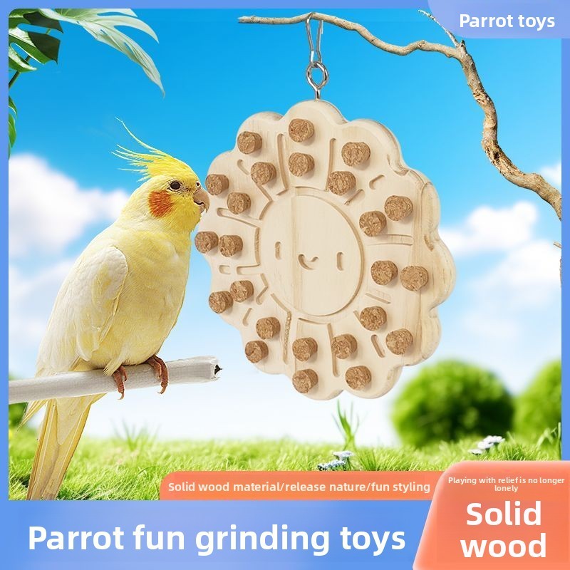 ✨ ✨ ของเล่นนกแก้ว ปริศนาเคี้ยว ของเล่นจำลอง ตกแต่งกรงนก