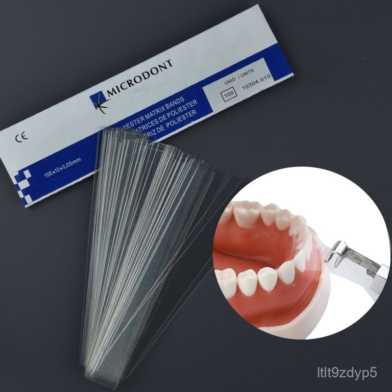 100Pcs Dental Tools MICRODONT Matrix Bands Dental Matrices