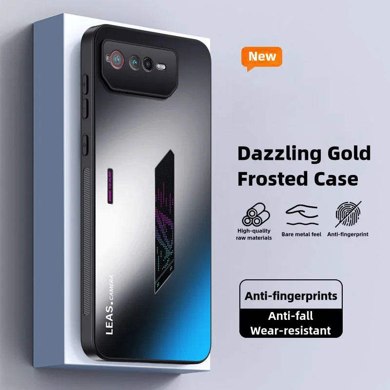 สําหรับ Asus ROG โทรศัพท์ 6 6D 7 5 5S 8 9 Pro 9 FE เกราะหรูหรากันกระแทก AG Frosted แผงด้านหลังเลนส์ป้องกันหน้าจอ Anti-fall ฝาครอบ